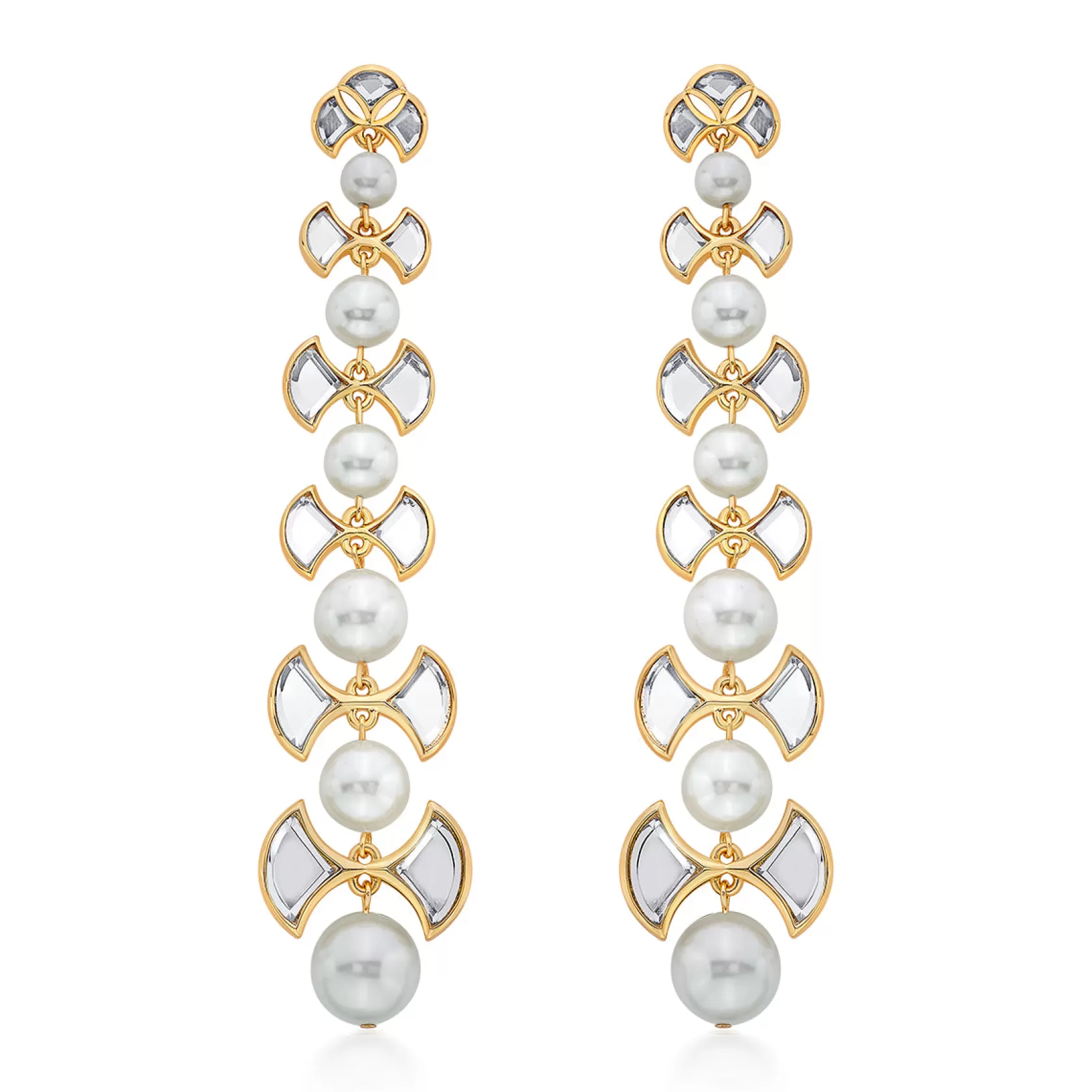 Earrings*Isharya Amara Minaret Earrings White