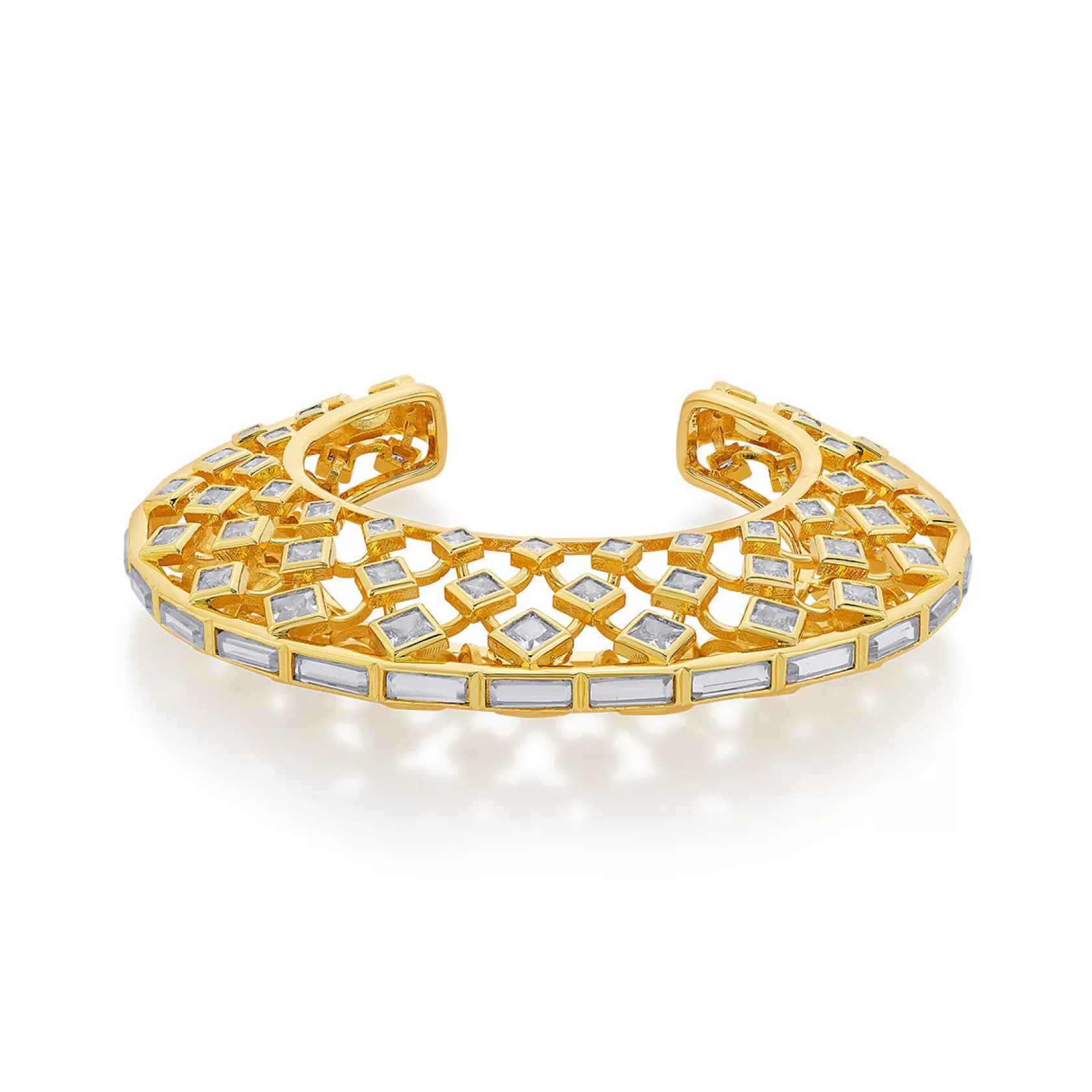 Wristwear*Isharya Aura Moon Statement Cuff Gold