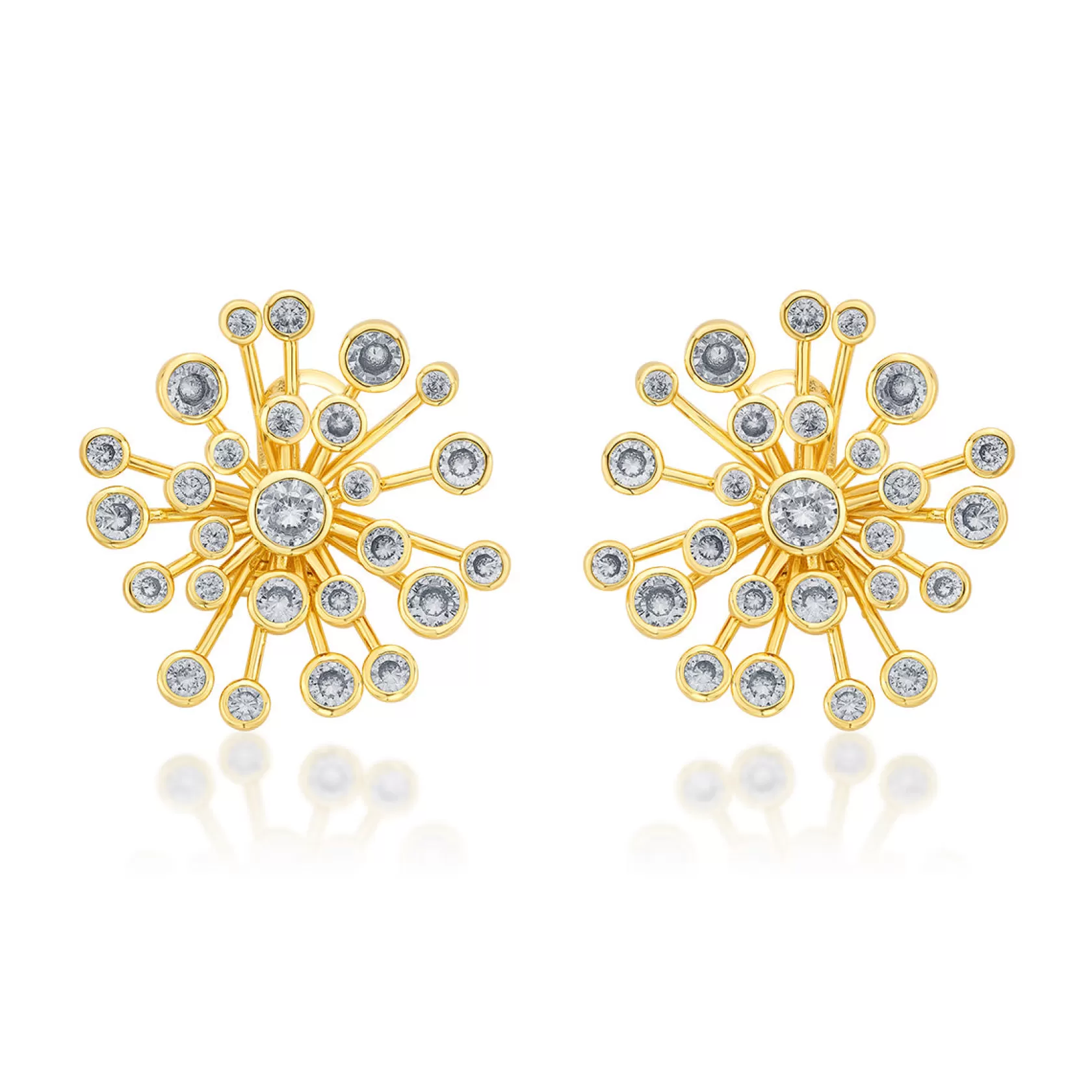 Earrings*Isharya Aura Starburst Earrings Gold