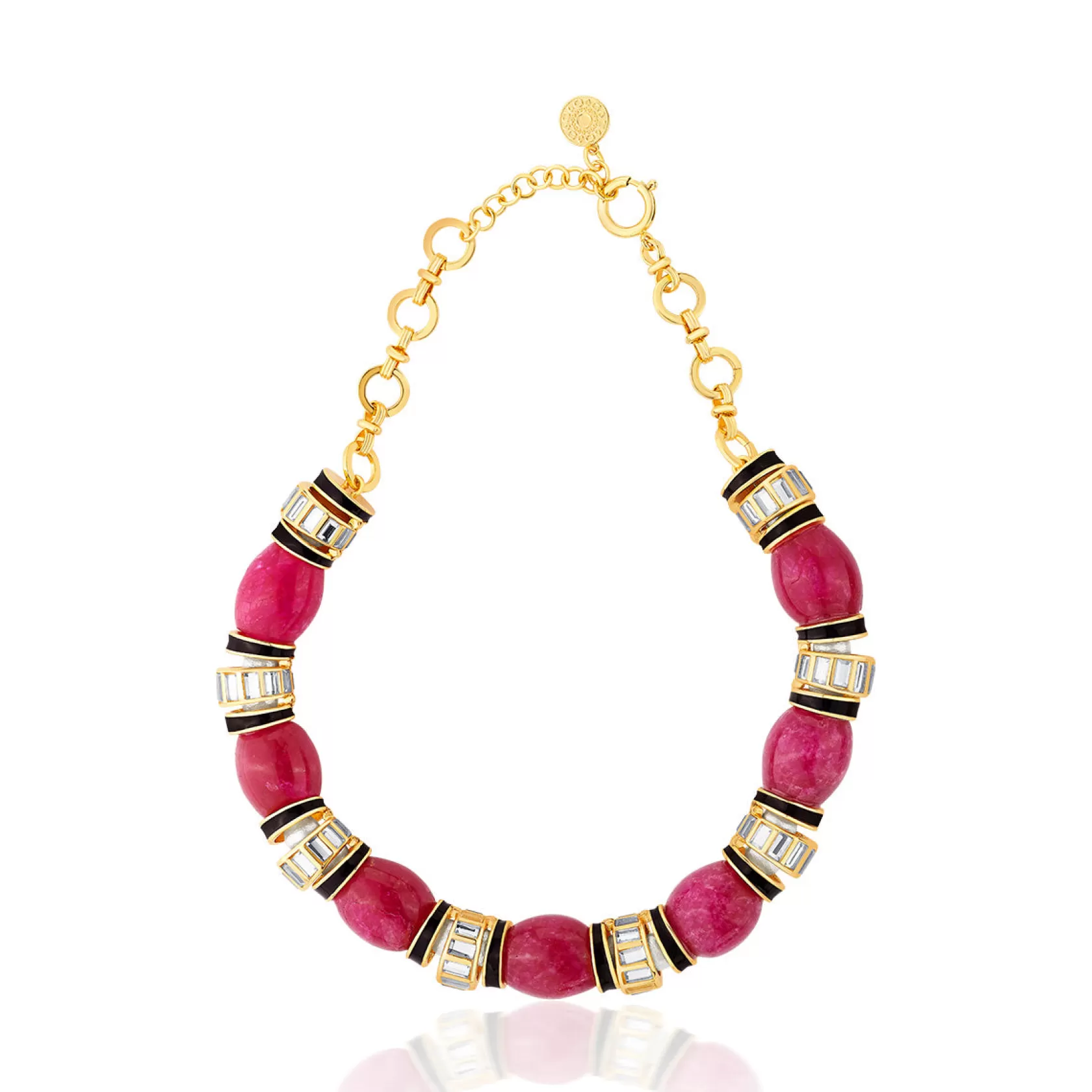 Necklace*Isharya Begum Haute Choker Pink