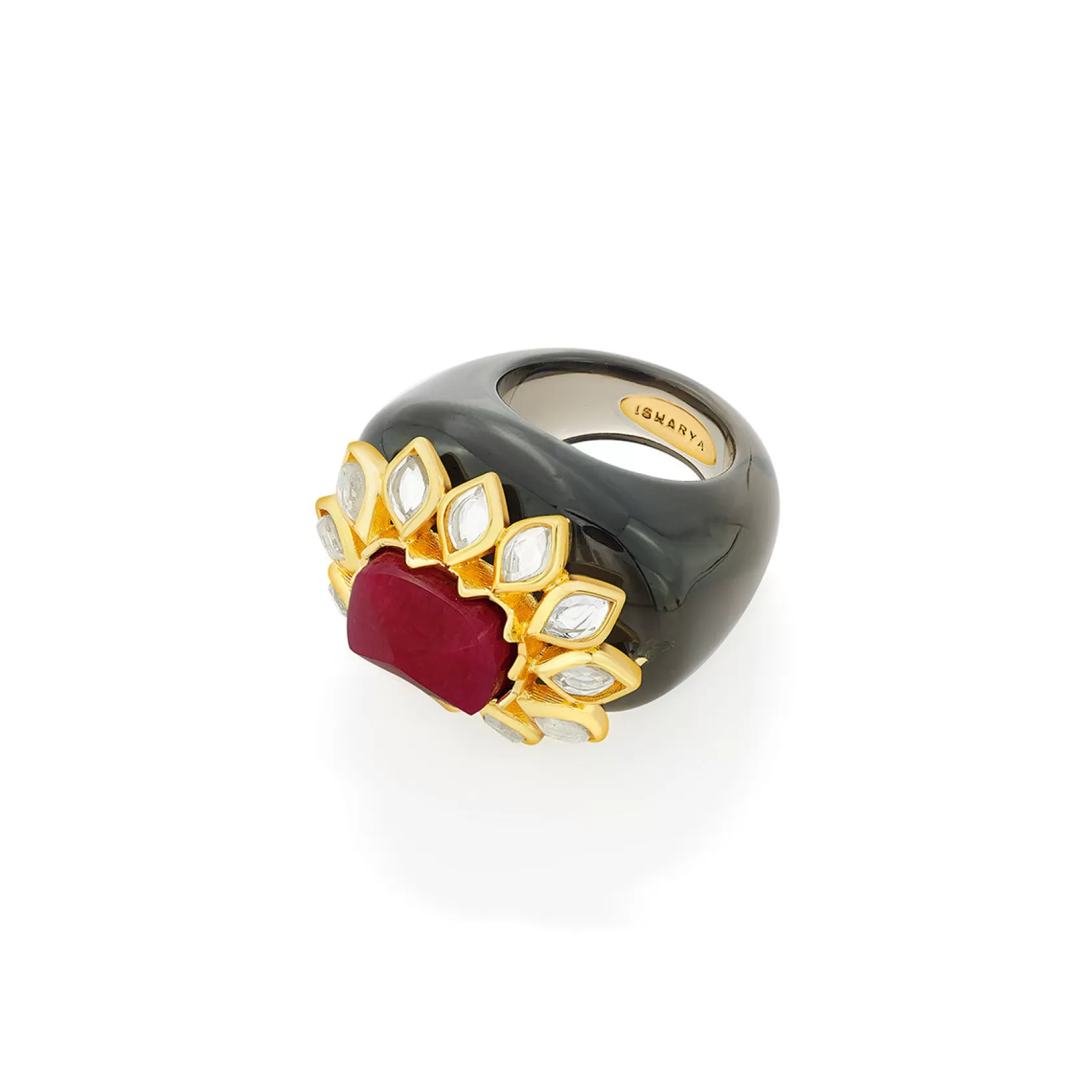 Rings*Isharya Begum Haute Resin Ring Pink