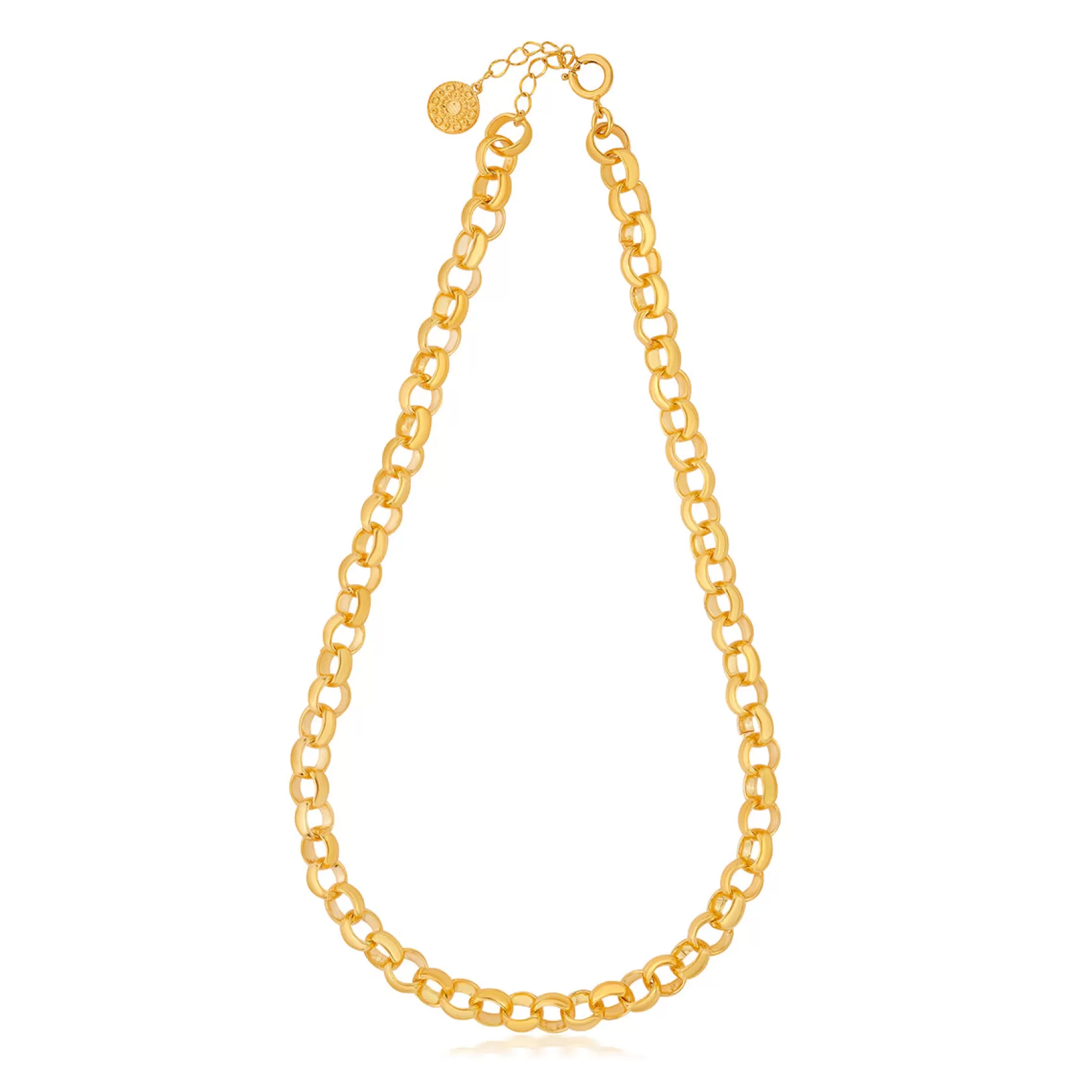 Necklace*Isharya Elements Short Link Necklace Gold