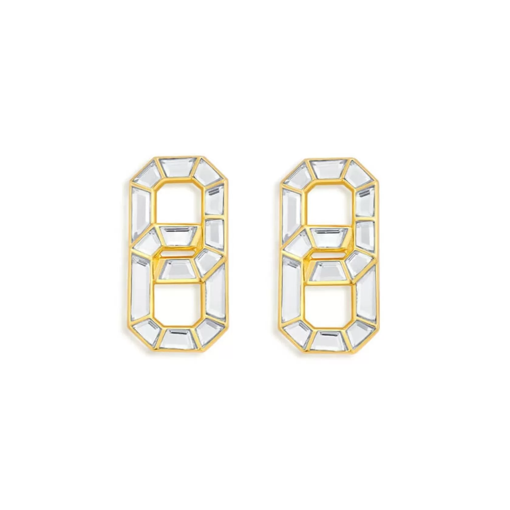 Earrings*Isharya Infinity Stud Earrings Gold