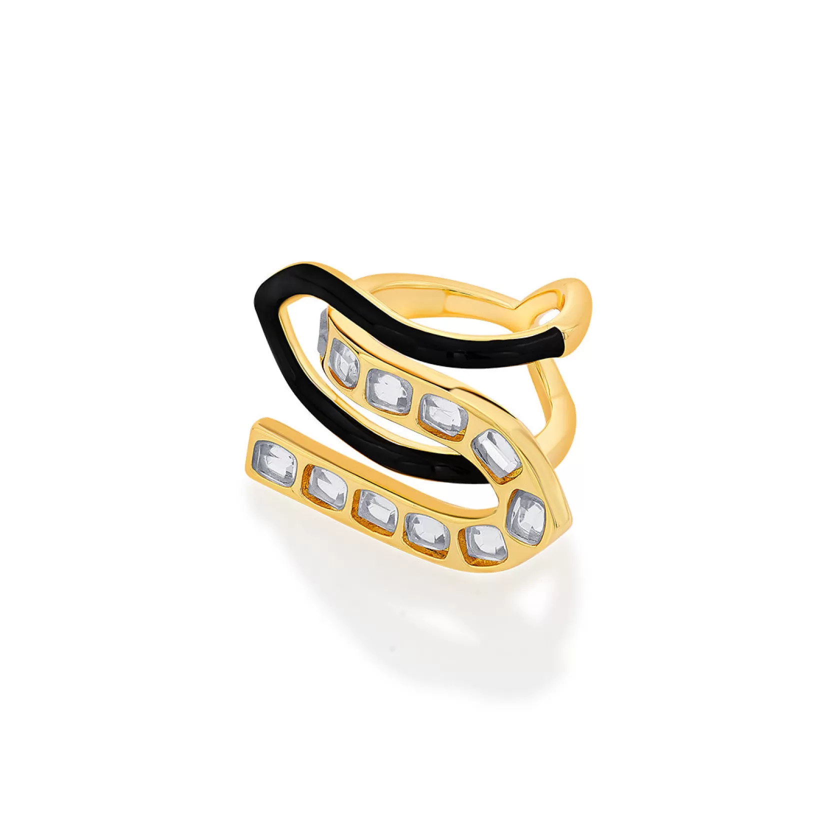 Rings*Isharya Just Jamiti Baroque Ring Black