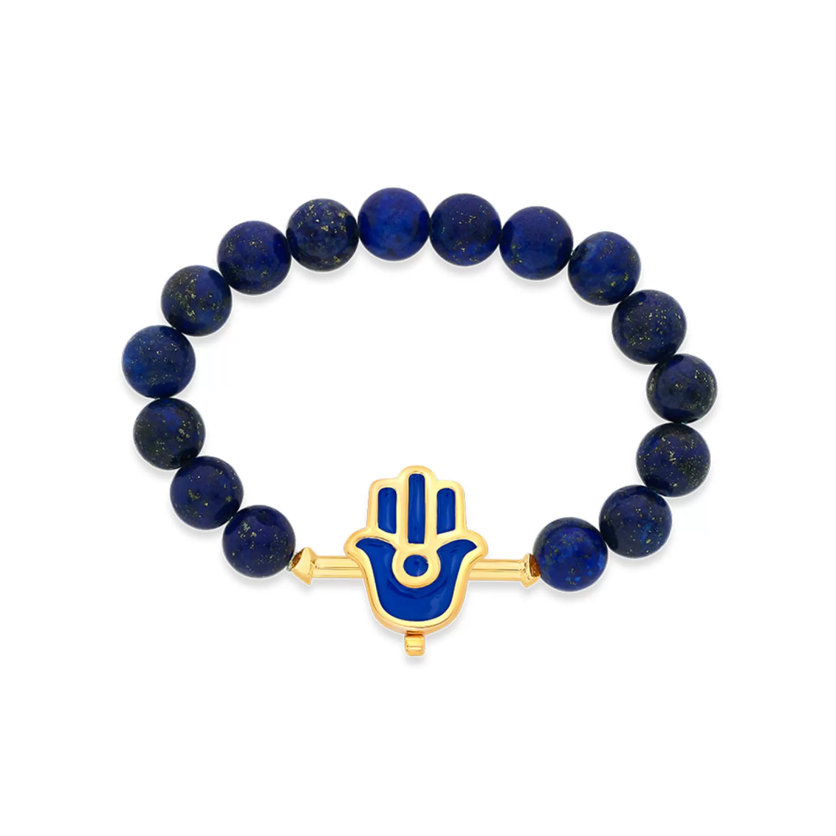 Wristwear*Isharya Lapis Bead Bracelet Blue