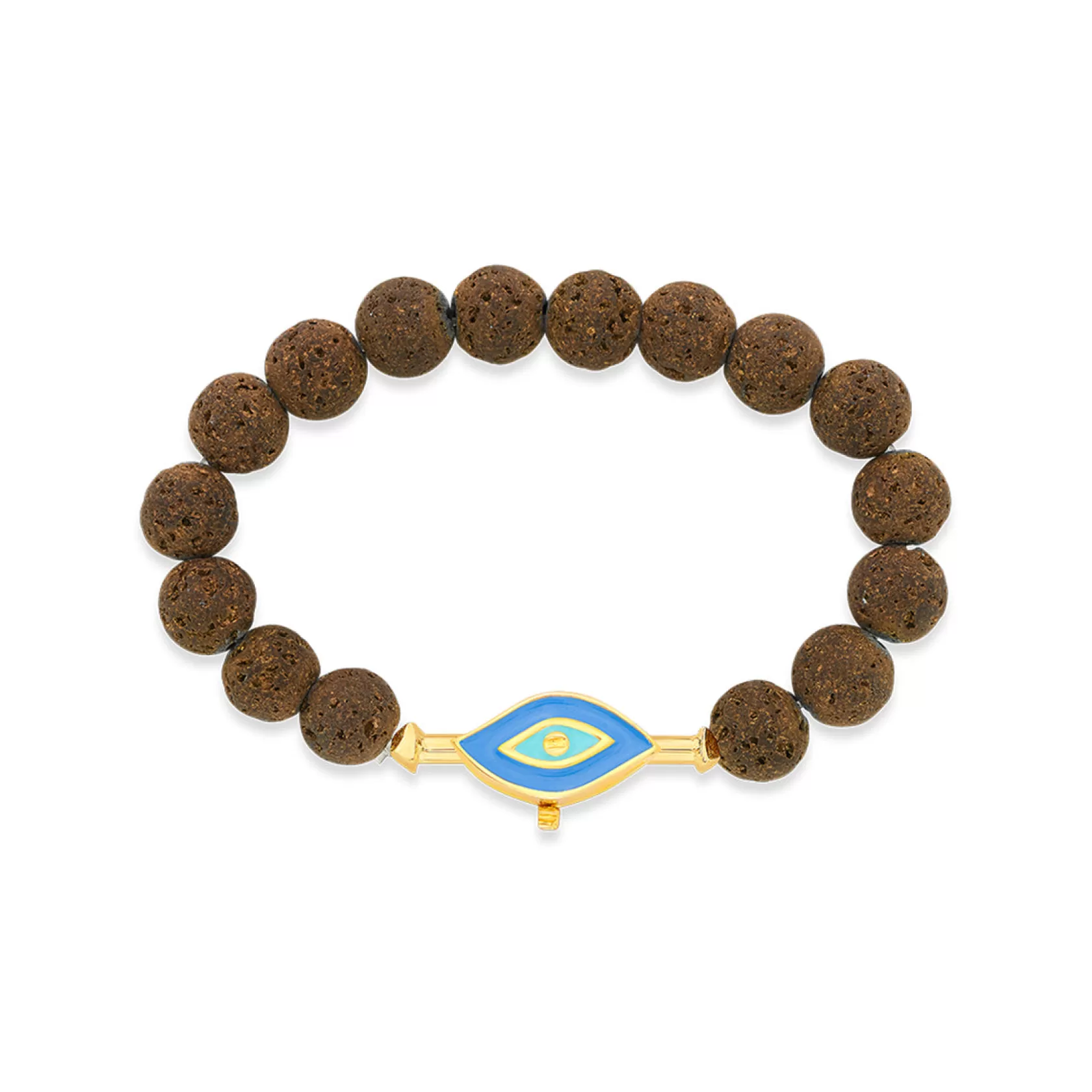 Wristwear*Isharya Lava Bead Bracelet Brown