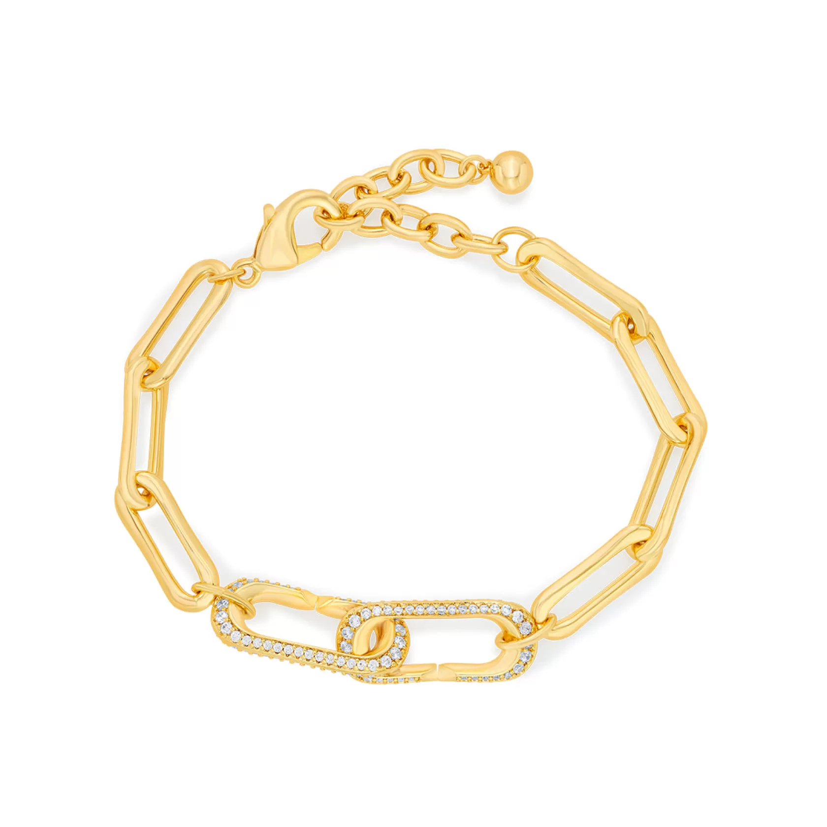 Wristwear*Isharya Link Bracelet Gold