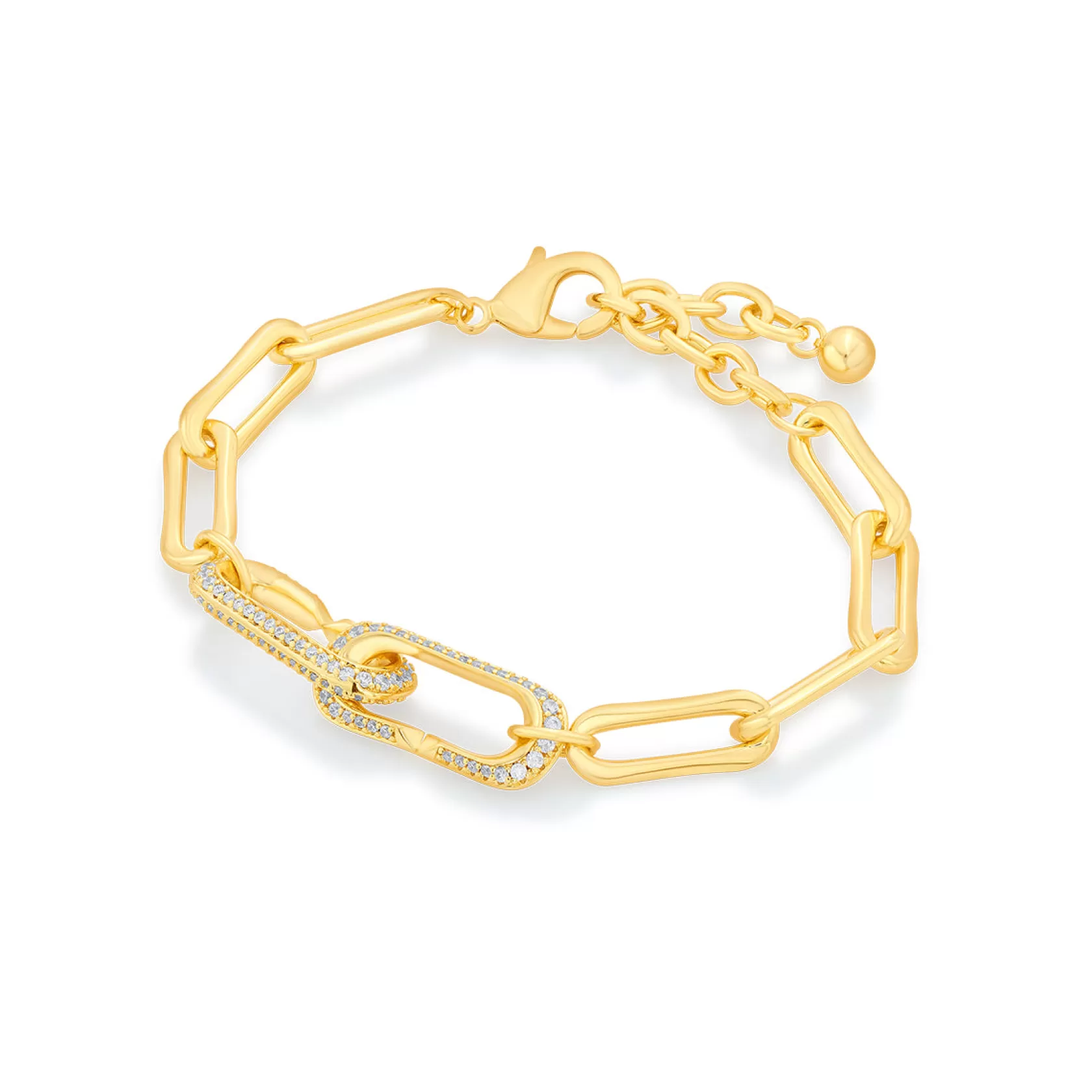 Wristwear*Isharya Link Bracelet Gold