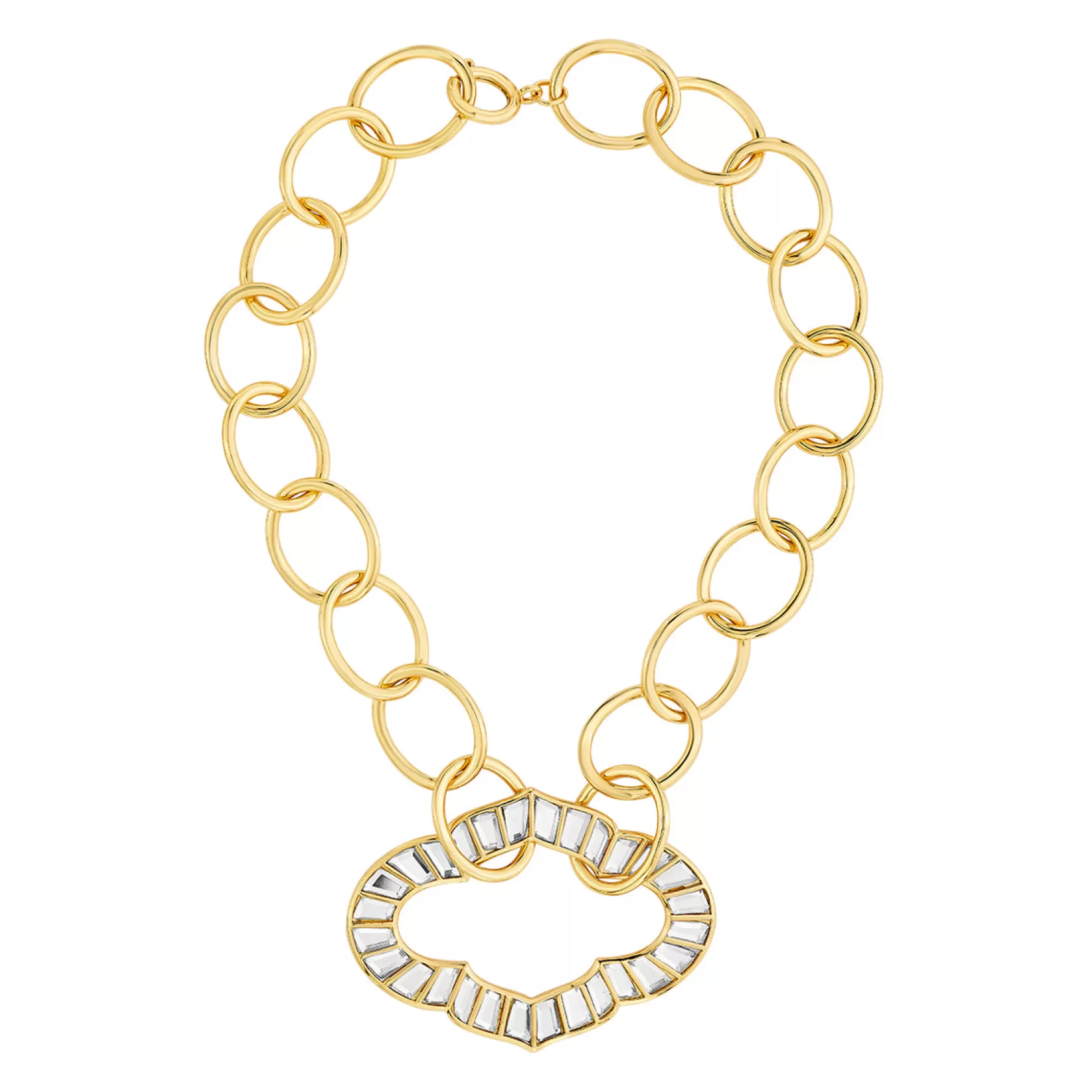 Necklace*Isharya Maltilda Statement Chain Necklace Gold