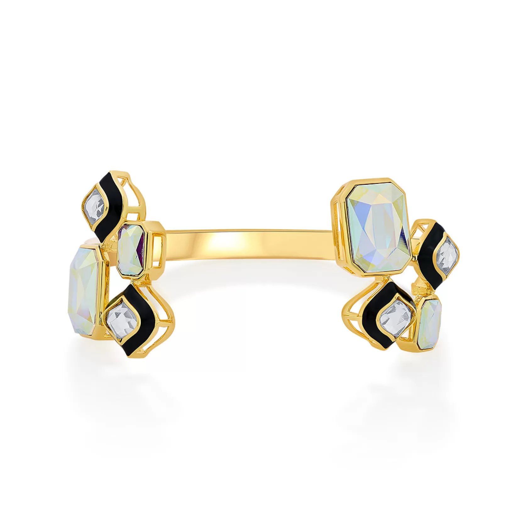 Wristwear*Isharya Meher Crystal Cuff Gold