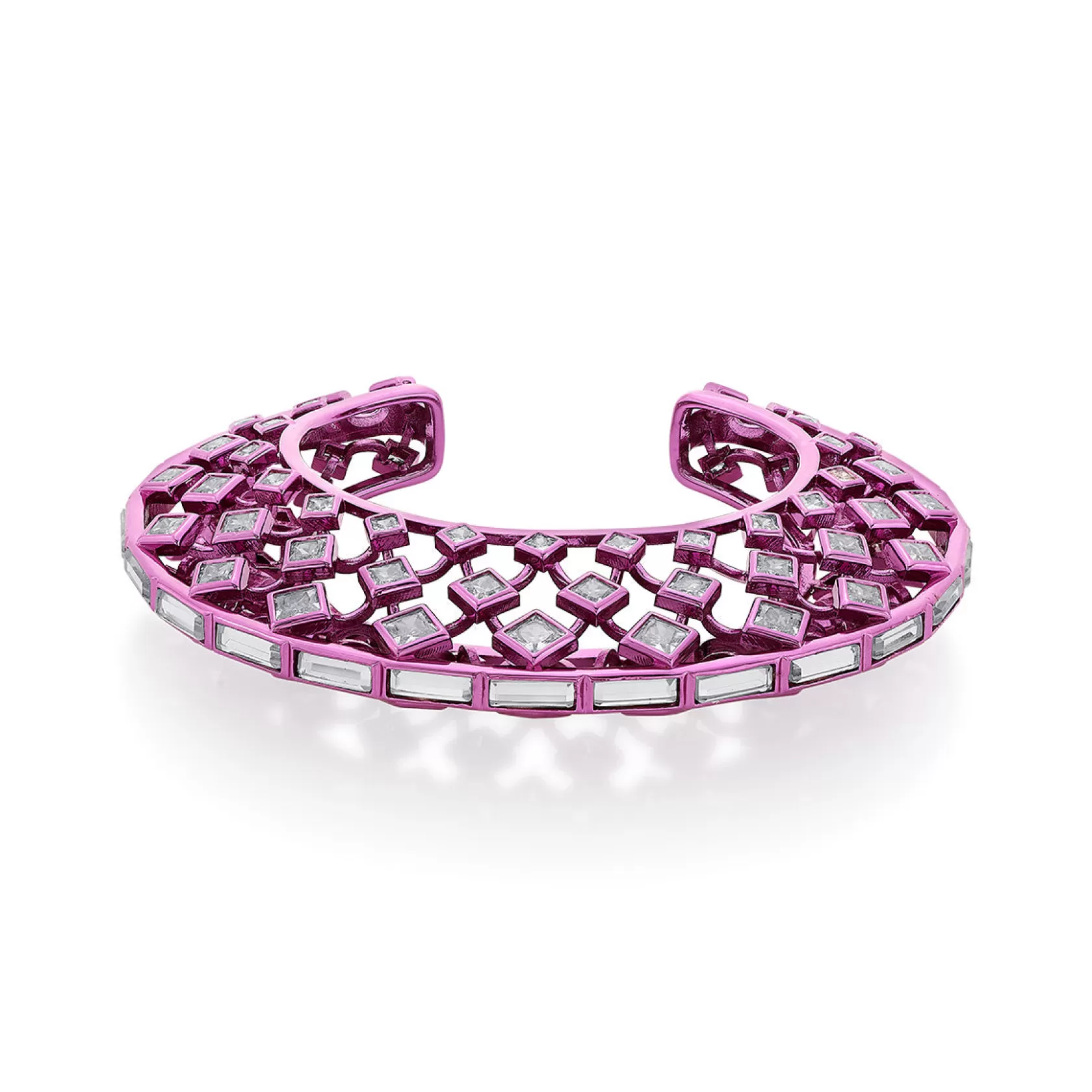 Wristwear*Isharya Rani Moon Statement Cuff Pink