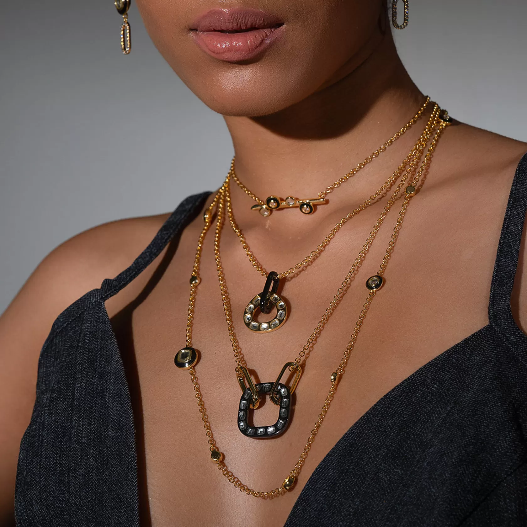 Necklace*Isharya Savage Chain Necklace Gold