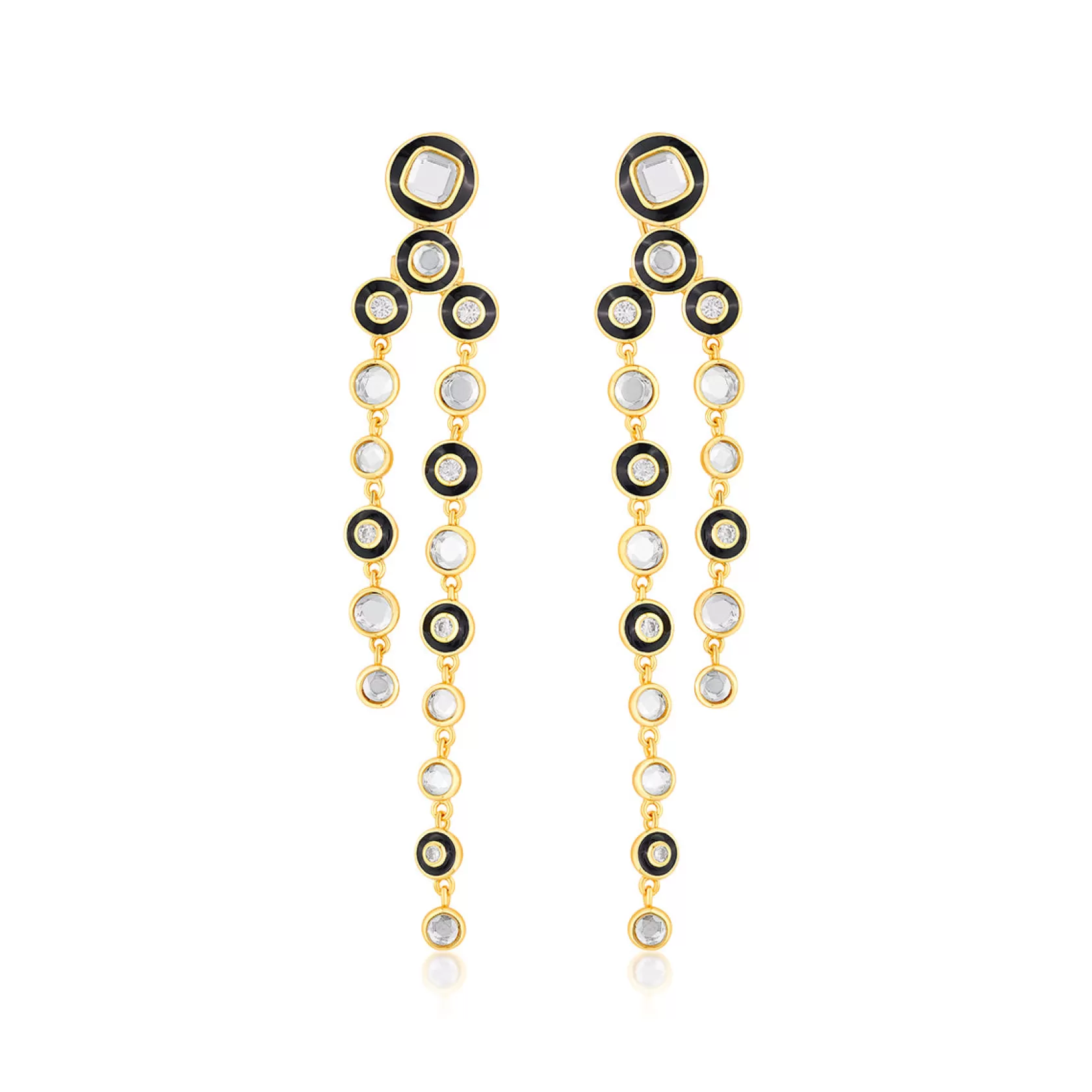 Earrings*Isharya Savage Line Earrings Gold