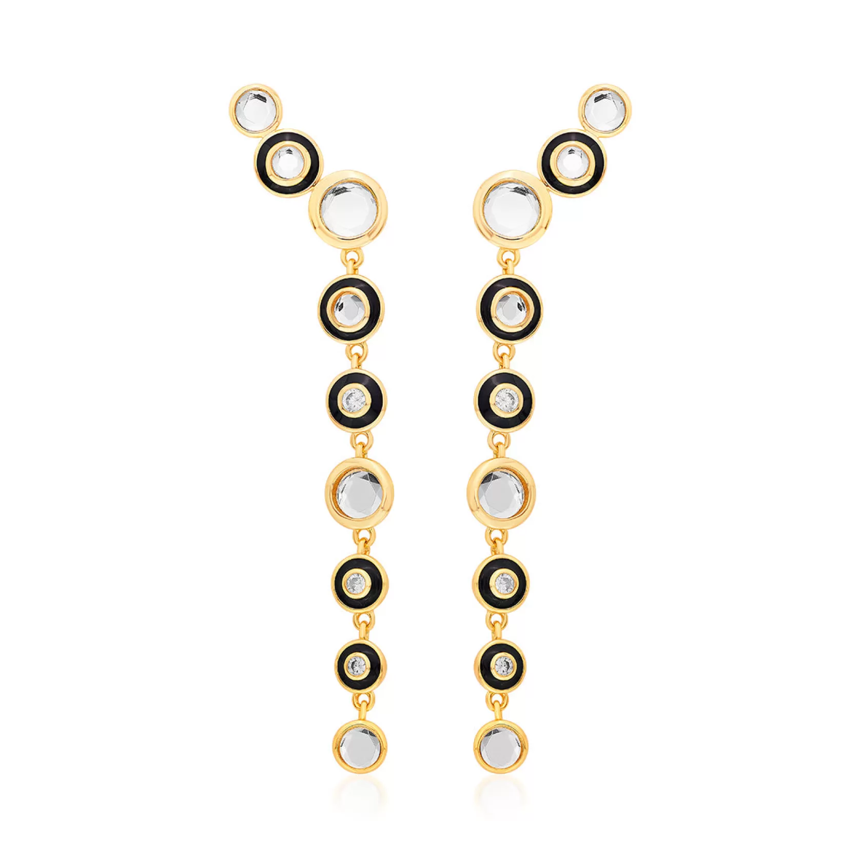 Earrings*Isharya Savage Long Drop Earrings Gold