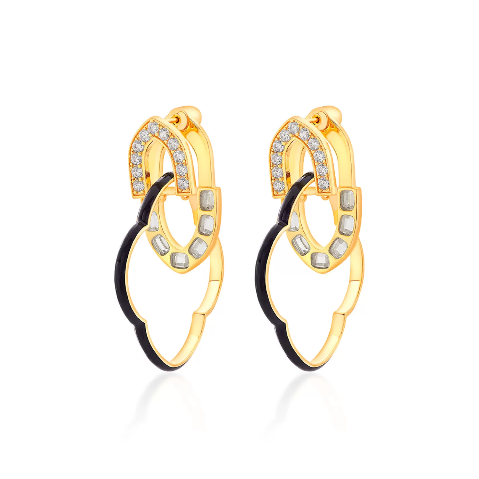 Earrings*Isharya Sliving Arabesque Earrings Gold