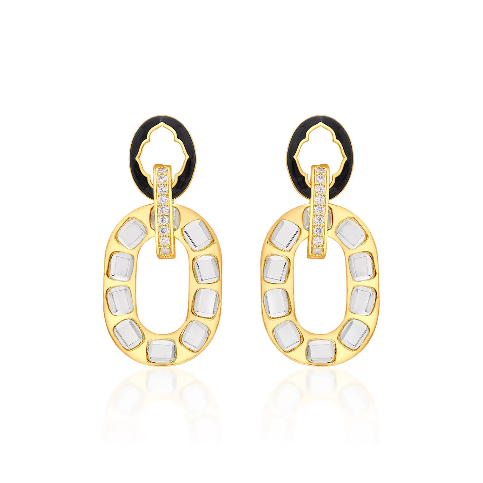 Earrings*Isharya Sliving Drop Earrings Gold