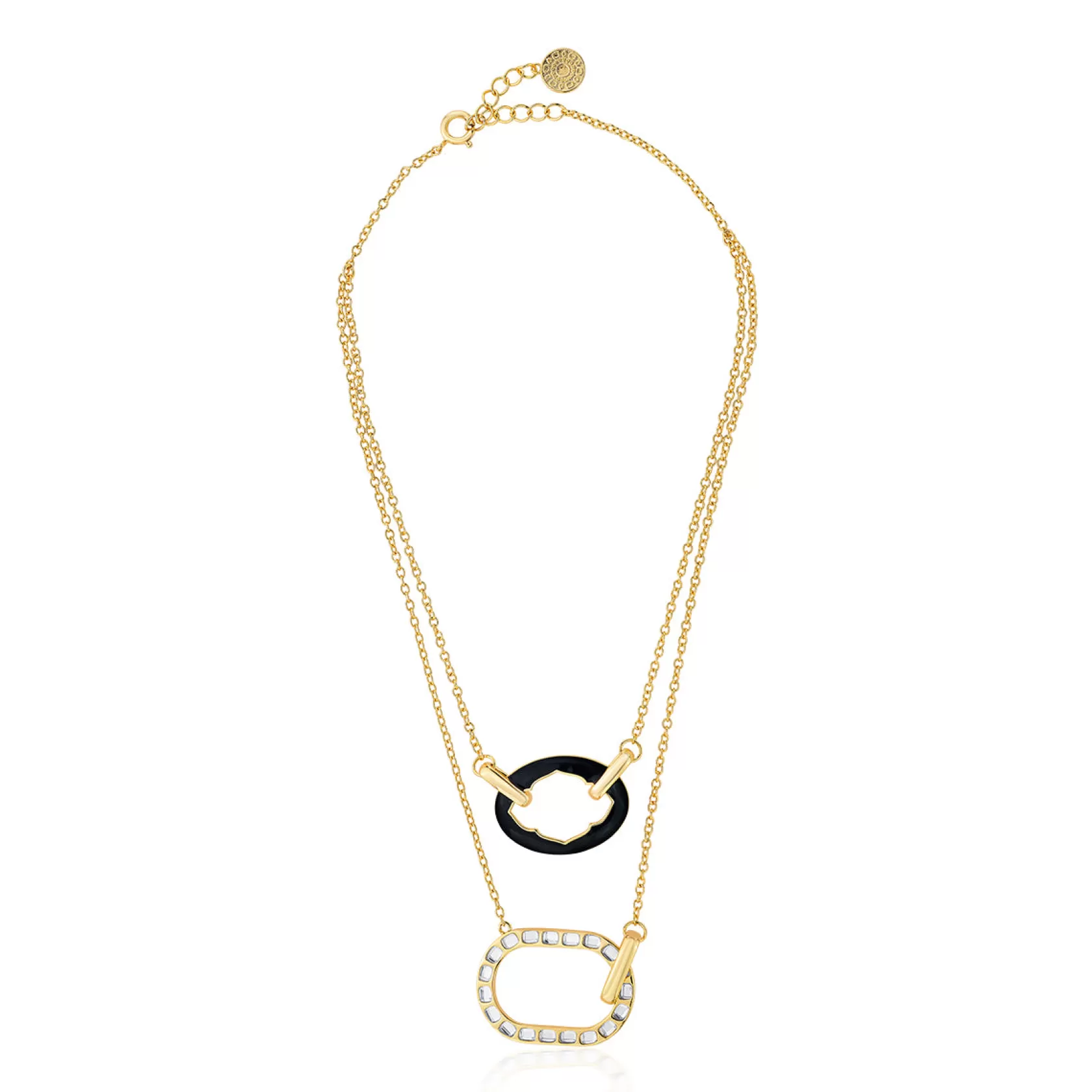 Necklace*Isharya Sliving Geometry Necklace Gold