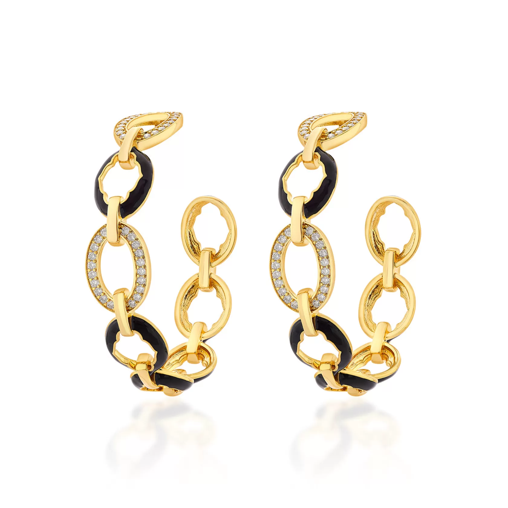 Earrings*Isharya Sliving Hoop Earrings Gold