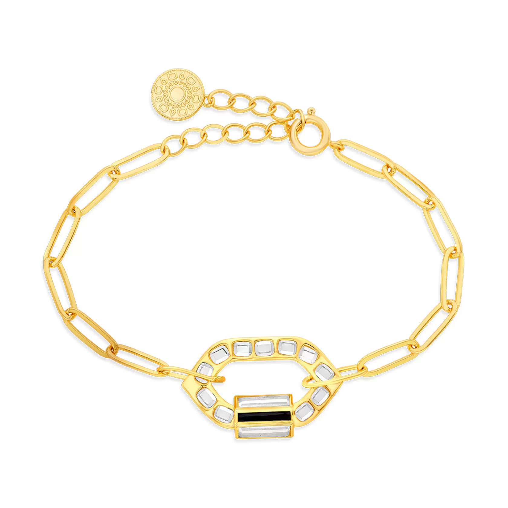 Wristwear*Isharya Sliving Link Bracelet Gold