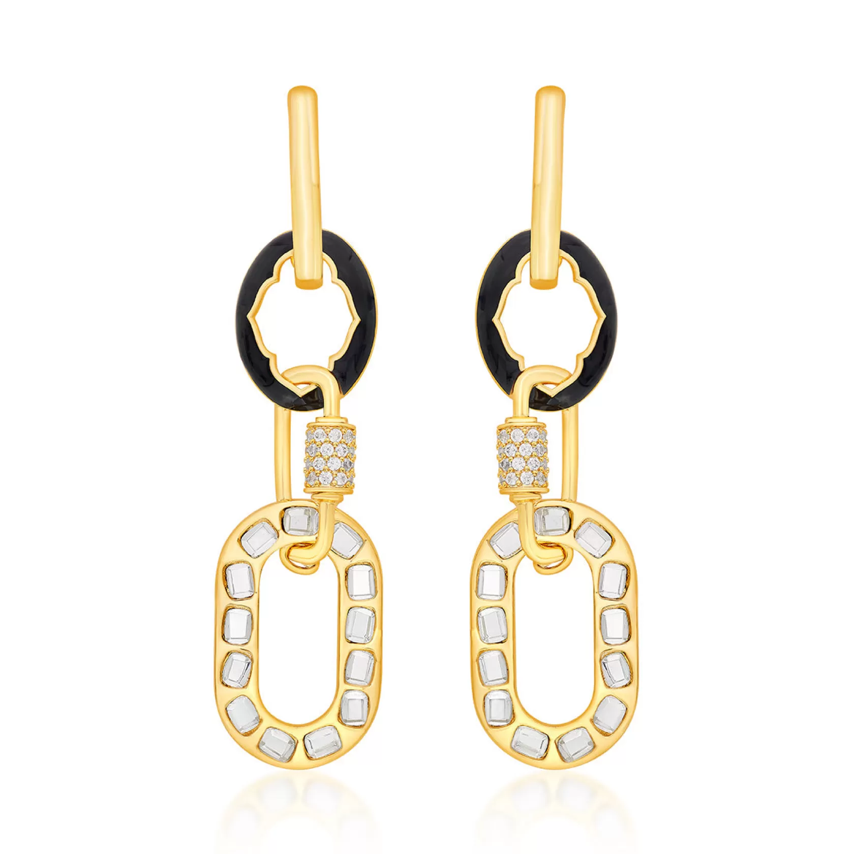 Earrings*Isharya Sliving Link Earrings Gold