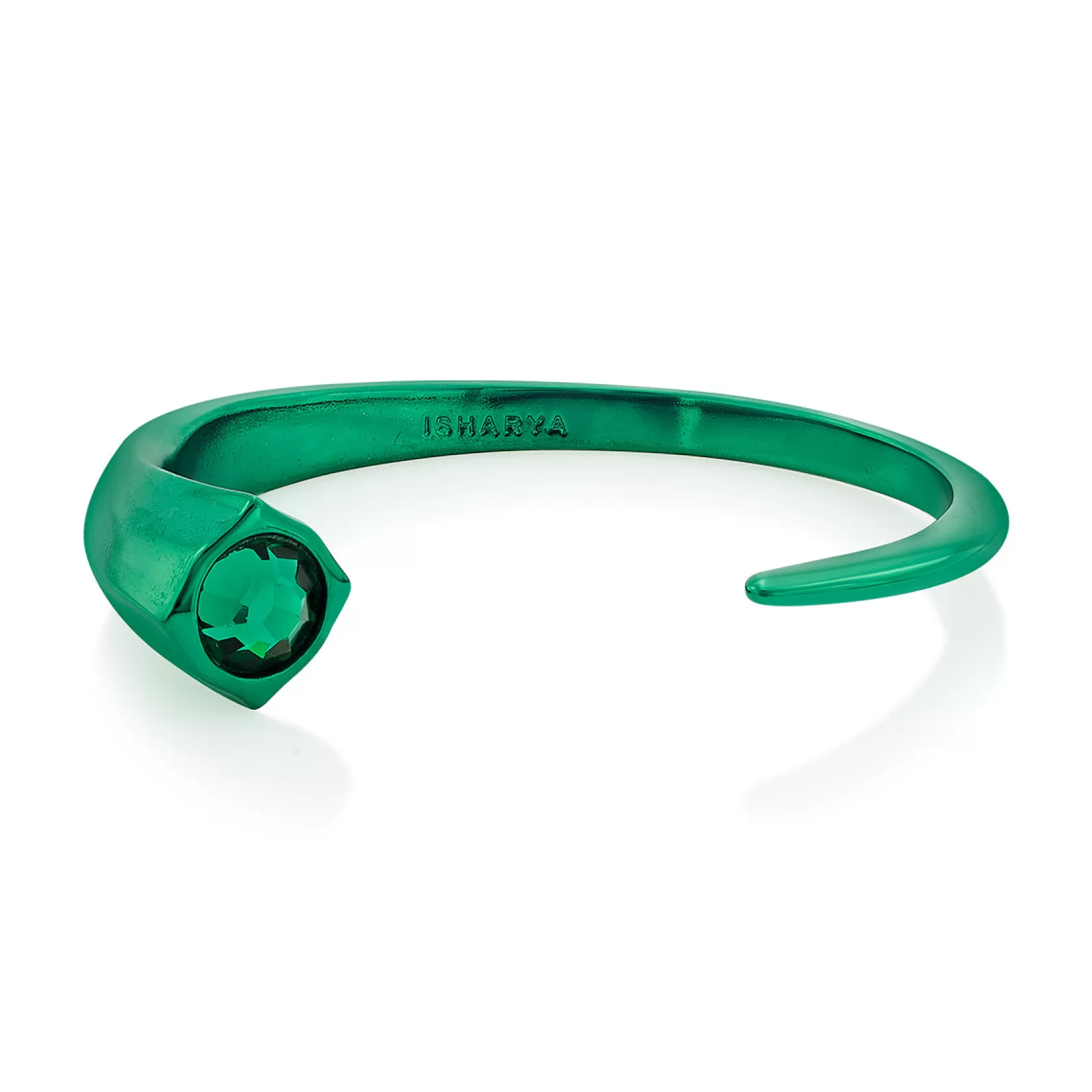 Wristwear*Isharya Sultana Mirror Cuff Green