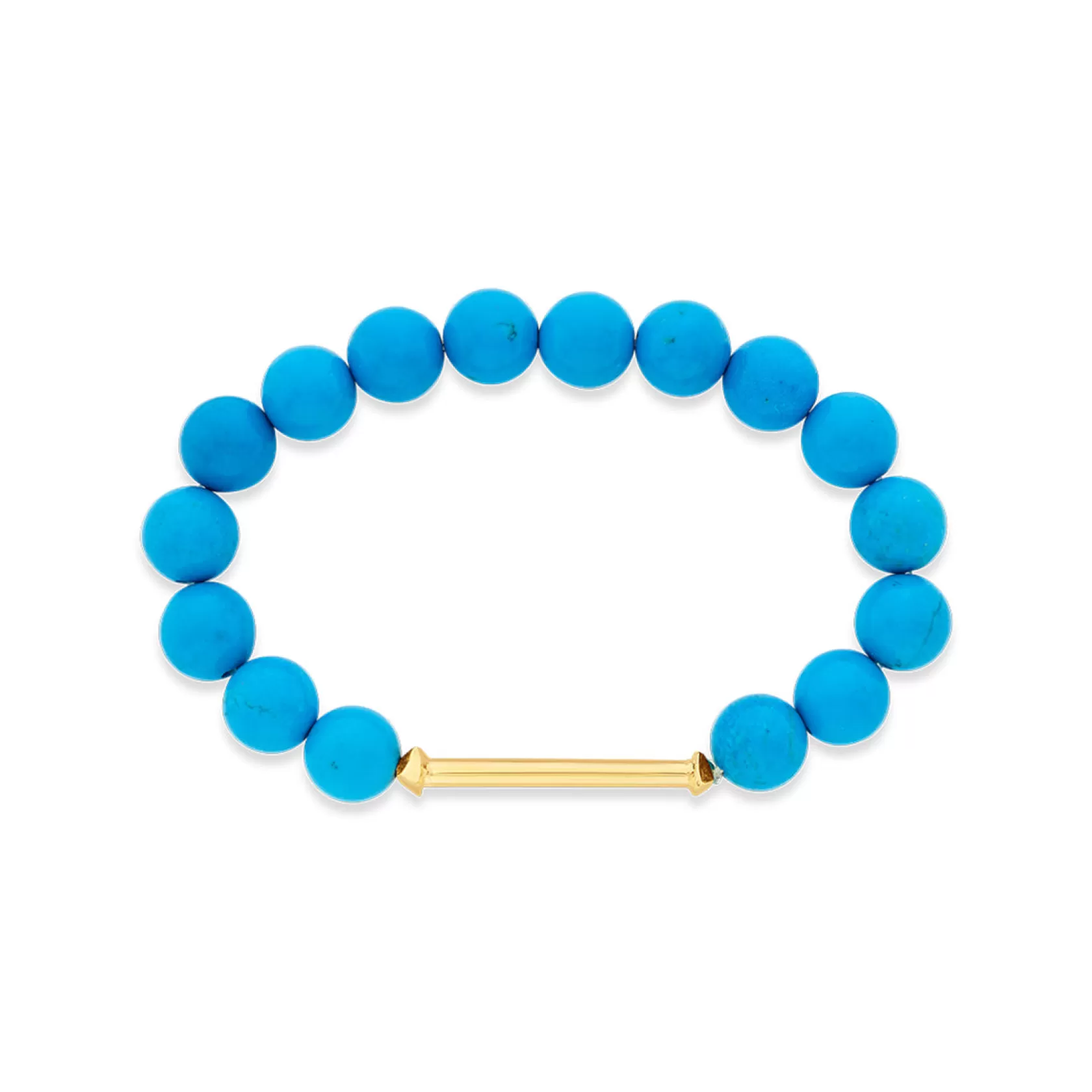 Wristwear*Isharya Turquoise Bead Bracelet Blue