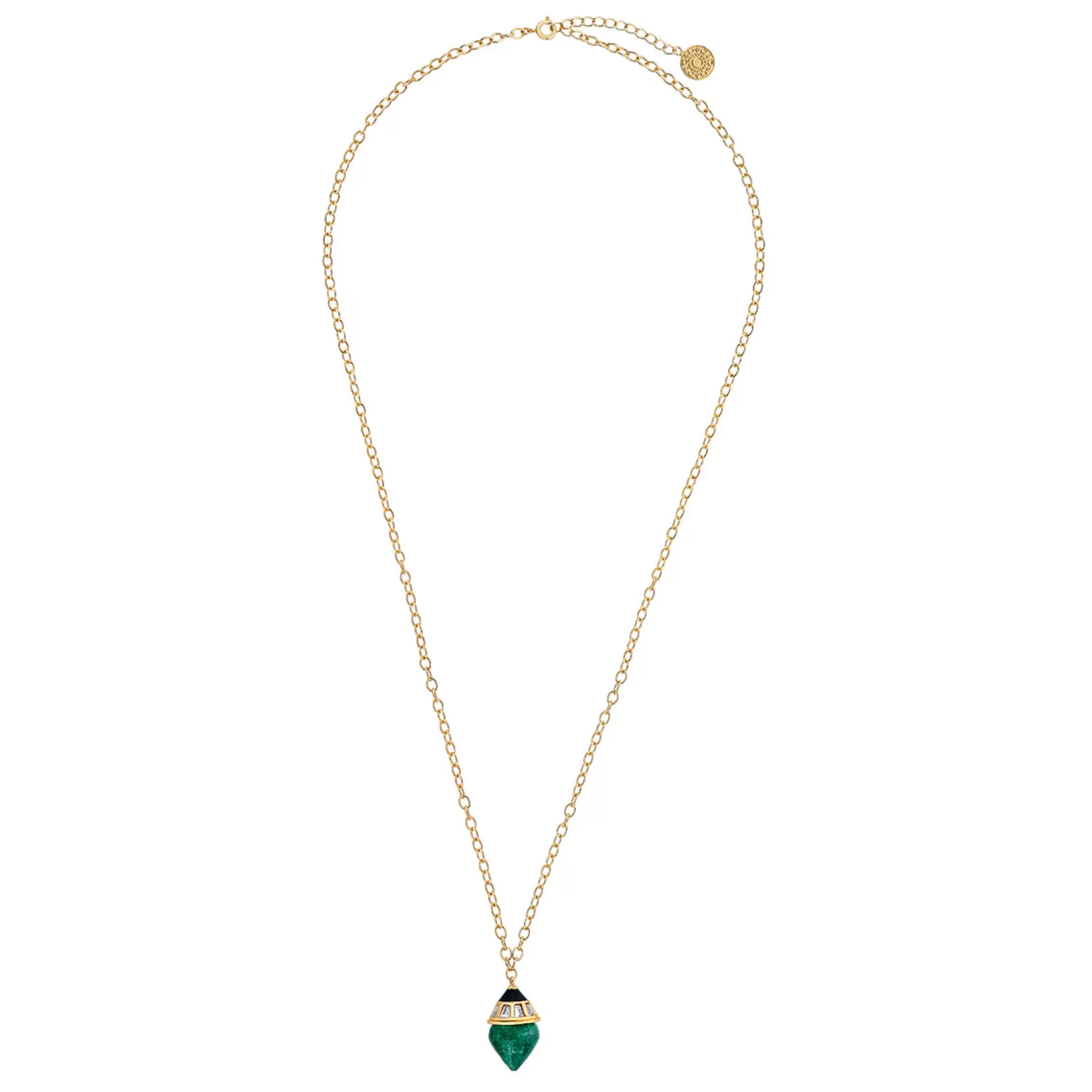 Necklace*Isharya Zeenat Pendant Necklace Green